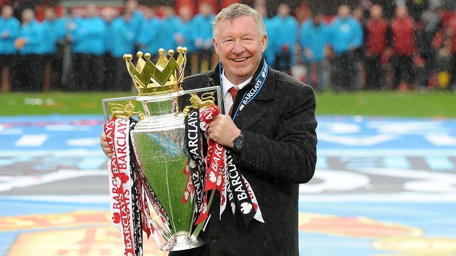 Sir Alex Ferguson won his final Premier League title with Manchester United in 2013.