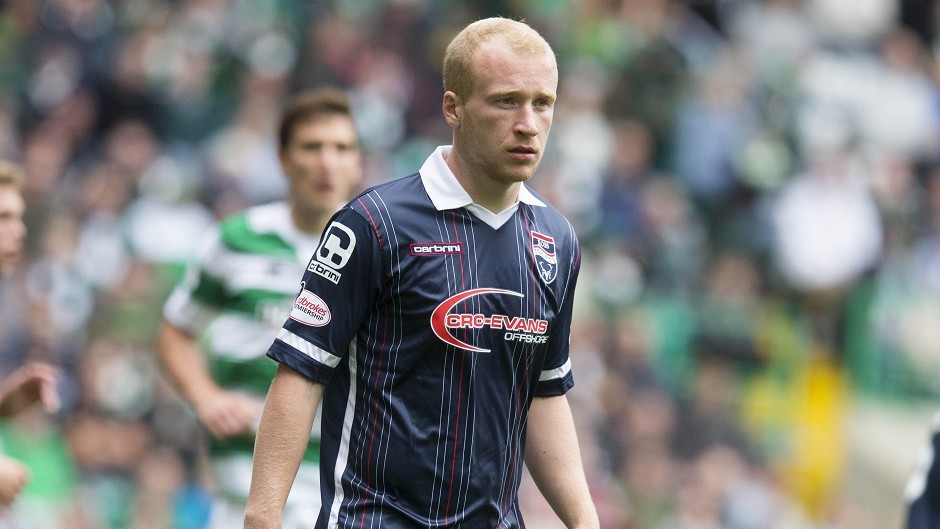 Liam Boyce has scored 19 goals for Ross County this season.