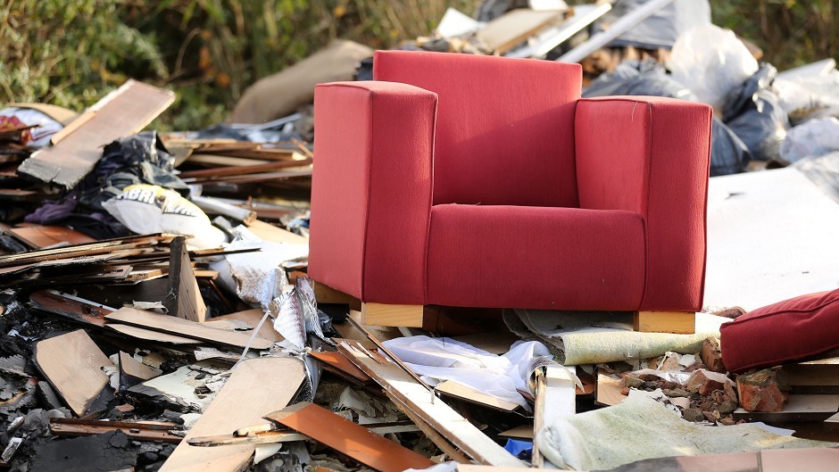 The number of fly-tipping incidents has increased during the Covid-19 pandemic.