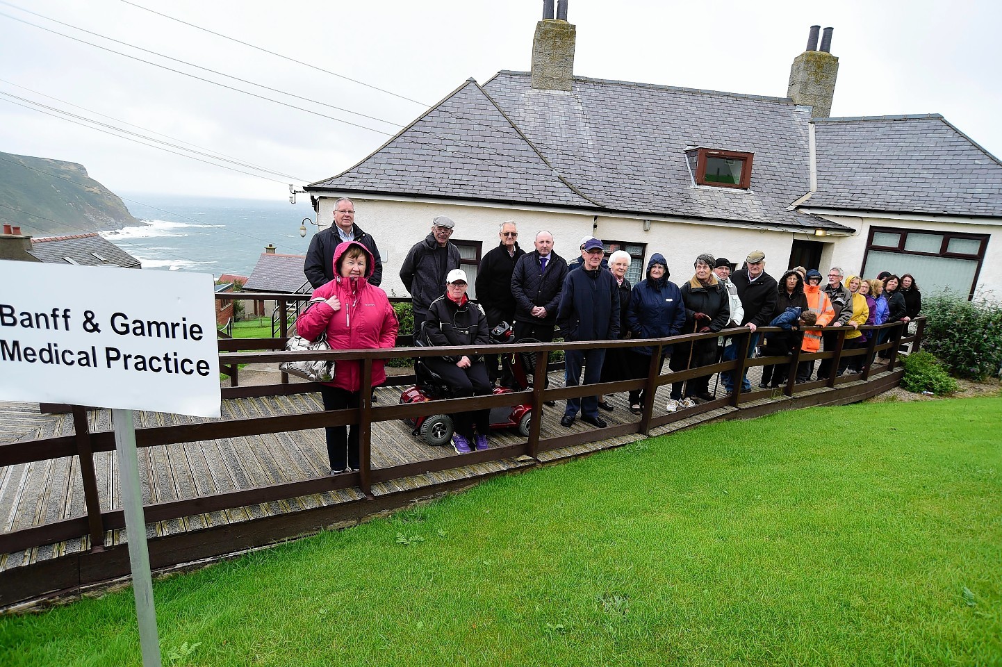 Patients at Gardenstown's medical practice