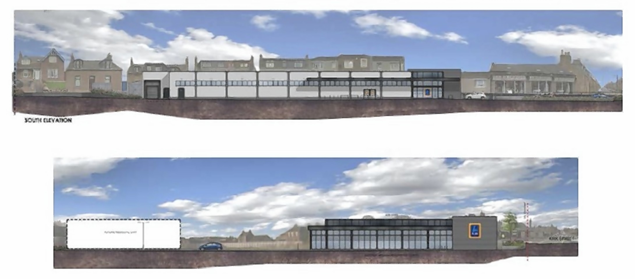 Aldi was granted permission to transform the former Kirkburn Mill land in Peterhead into a retail outlet