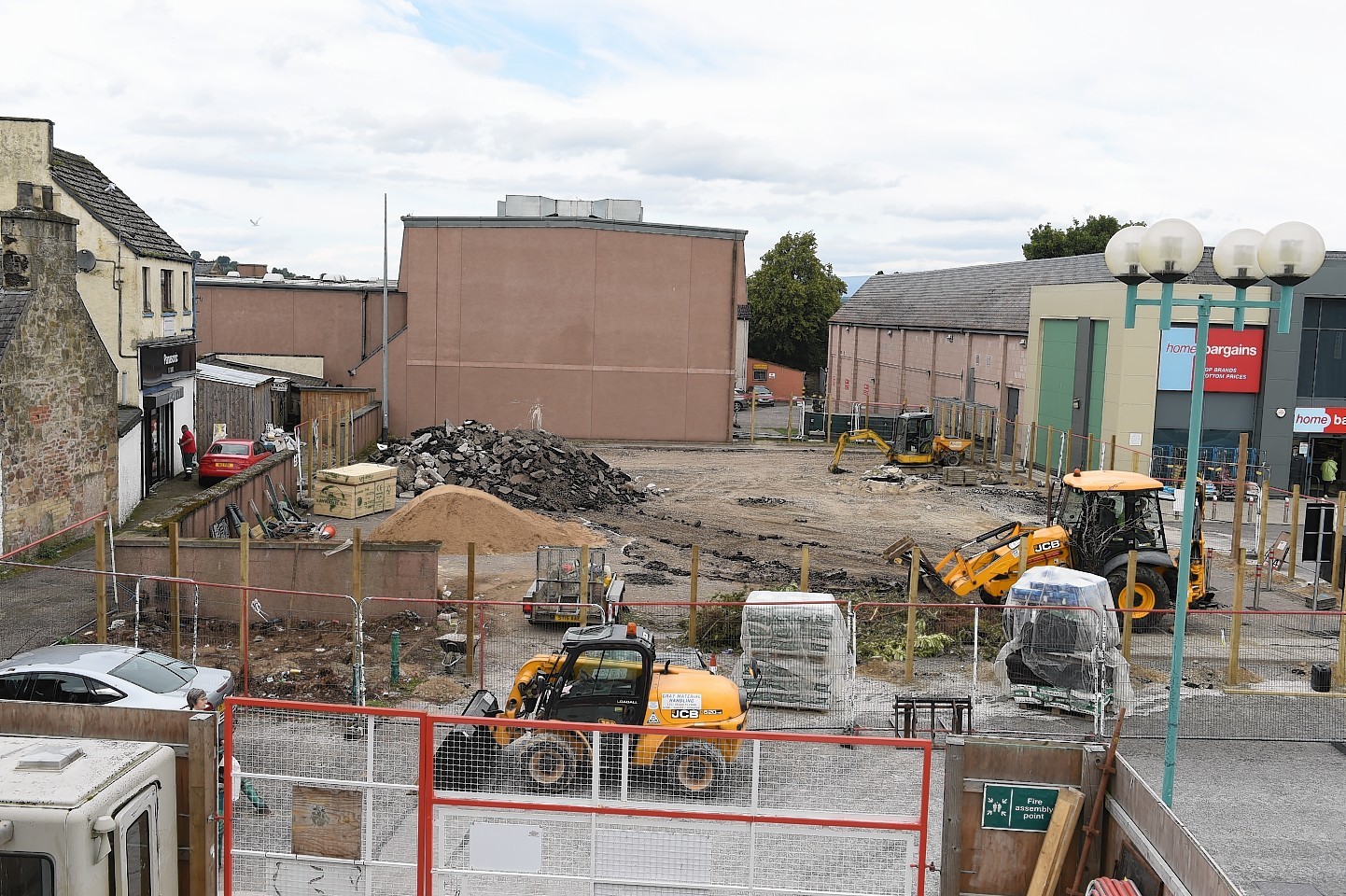 Work has started on the first block of student flats at Rose St
