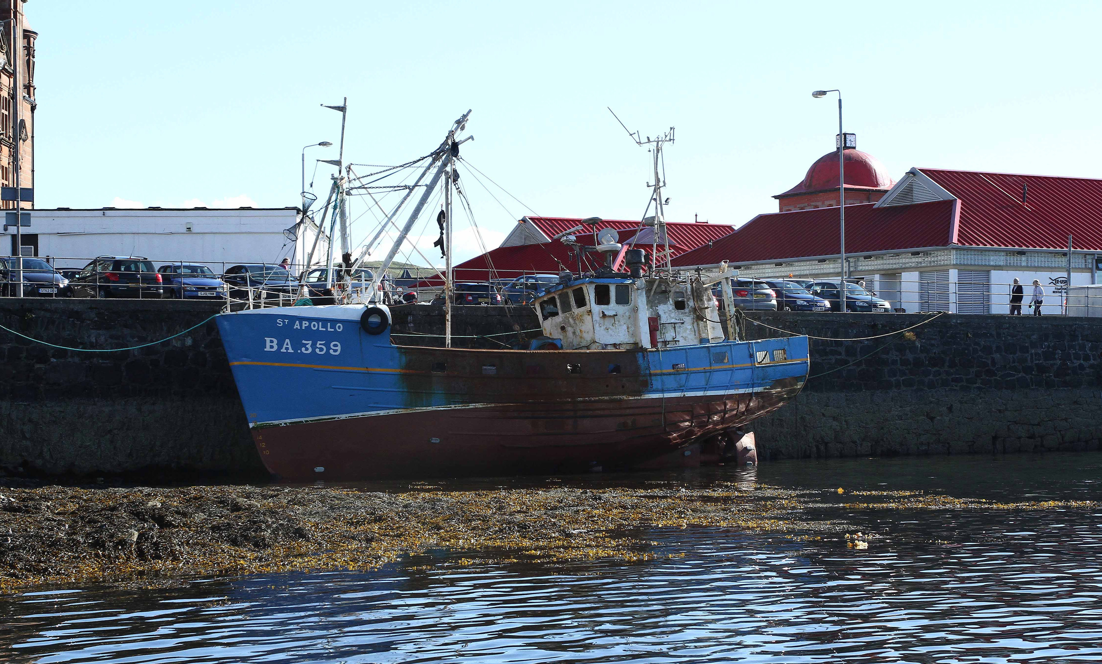 Fishing boat St Apollo lies at the North Pier Oban