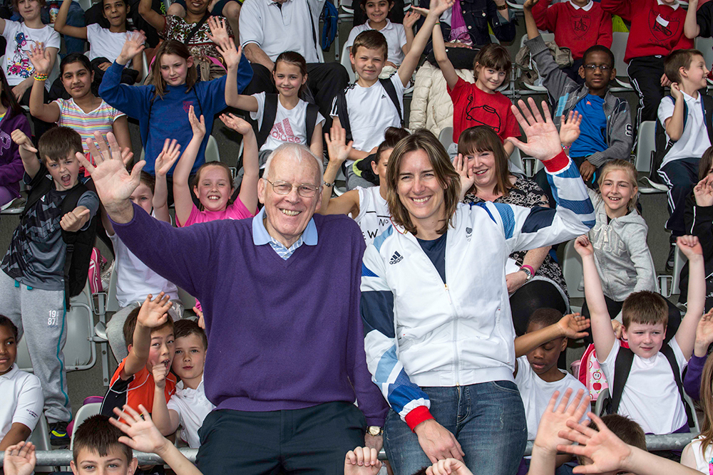 SIr Ian Wood and Katherine Grainger