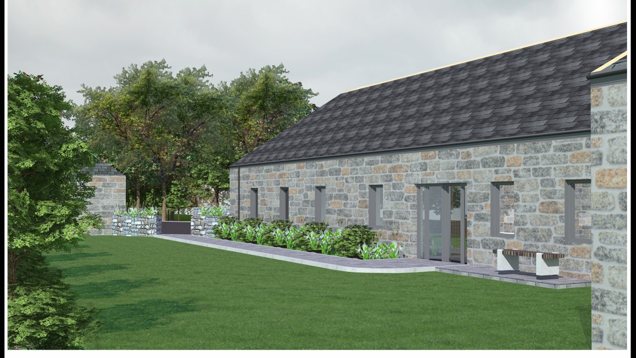 Artist impressions of how the homes could look