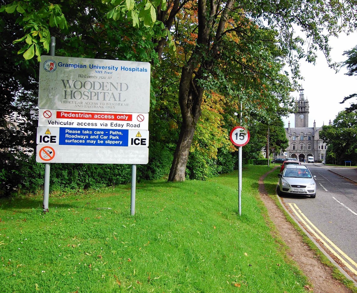 Woodend Hospital in Aberdeen