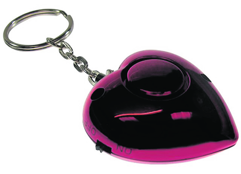 This compact personal alarm is perfect for teenage girls