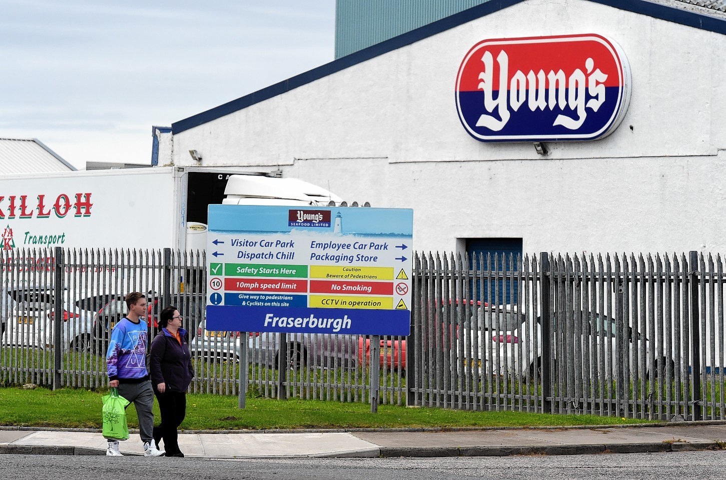 About 600 people were made redundant from Young's Seafood in Fraserburgh.