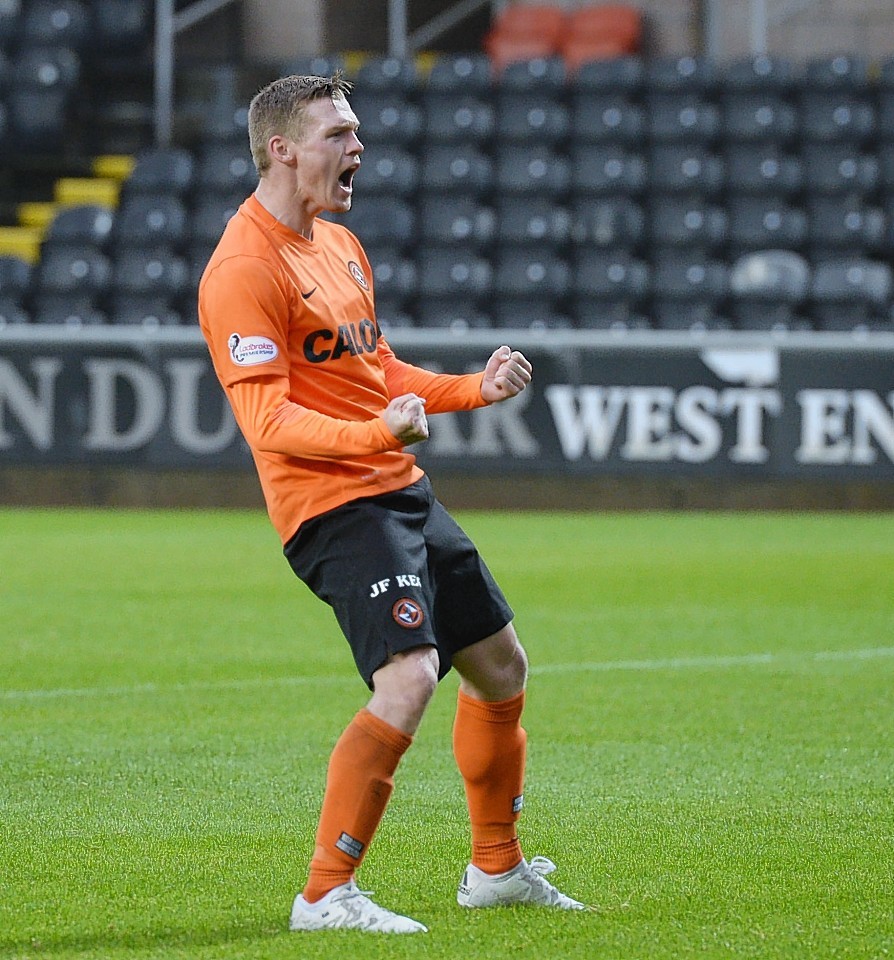 Mckay opened his account for United against Kilmarnock 