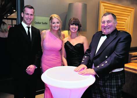 Chris Paterson, Danielle Noordermeer, Samantha Lawrie and Ian McLauchlan