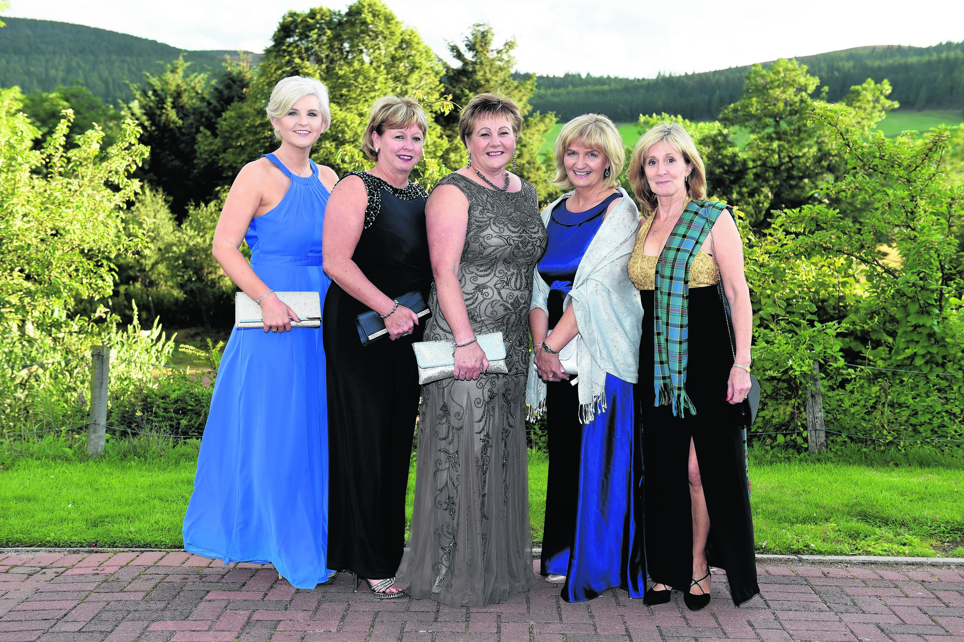 Lucy Simmers, Barbara Stephan, Shelia Davidson, Linda Milne and Helen Booth