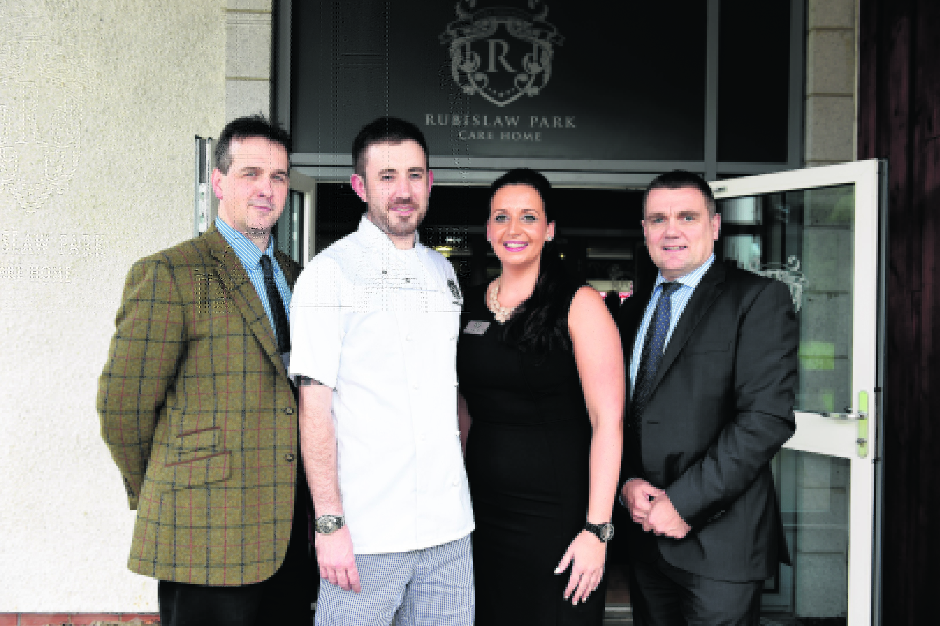 Keith Porter, general manager, Damien Jarvis, head chef, Kristin Jackson-Brown, director of care, and Paul Beaumont, managing director