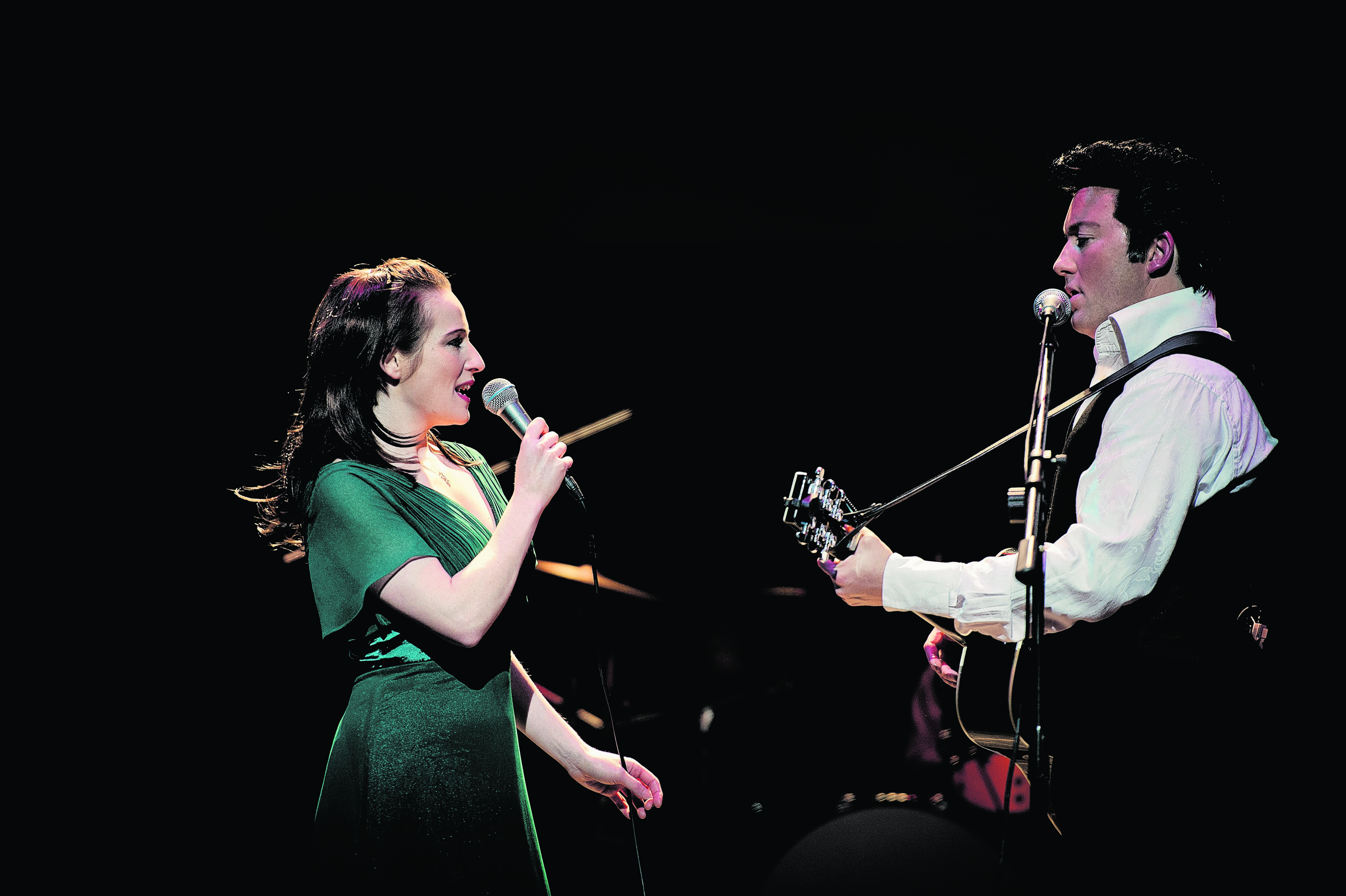 Clive John with Jill Schoonjans as June Carter