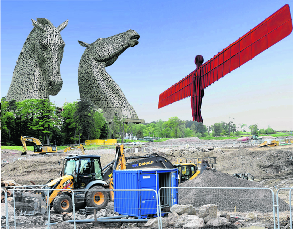 The north-east could soon boast its own version of the iconic Angel of the North at Gateshead or the hugely popular Kelpies at Falkirk