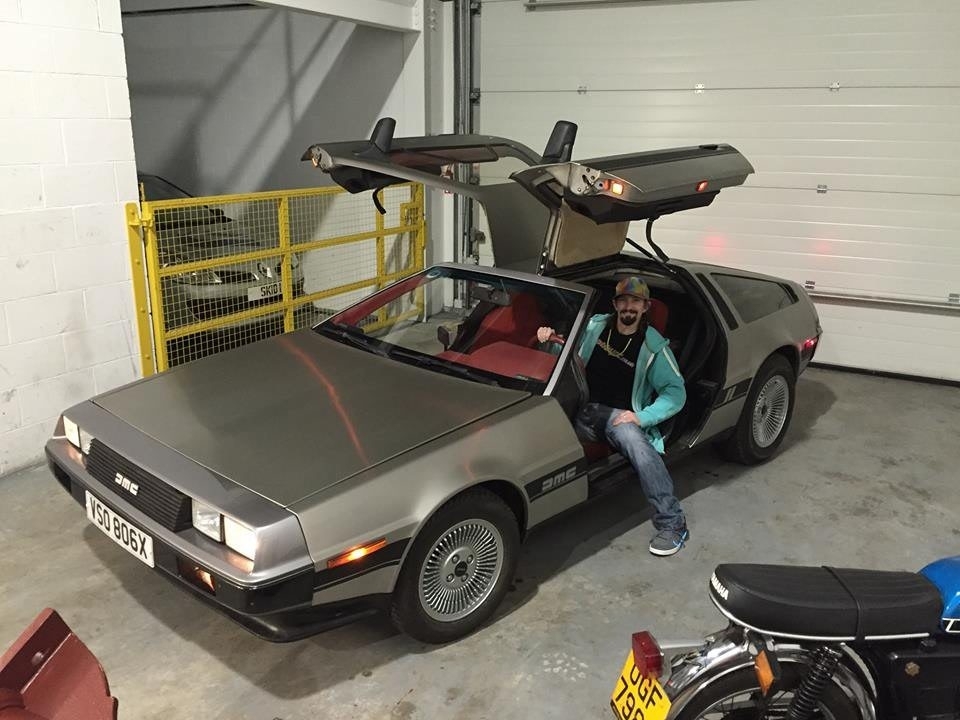 Self-acclaimed geek Barry Thackrey, 37, from Aberdeen has built his own replica hoverboard and a pair of drones designed to look exactly like the famous DeLorean from the films. The film buff spent months perfecting the appearance of Marty's hoverboard to give it an accurate holographic look from the films.