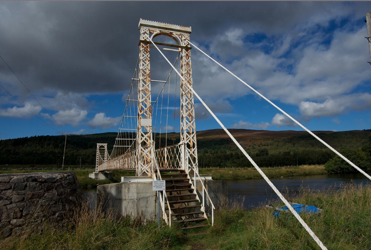 Polhollick Suspension Bridge, BallaterPolhollick Suspension Bridge, Ballater