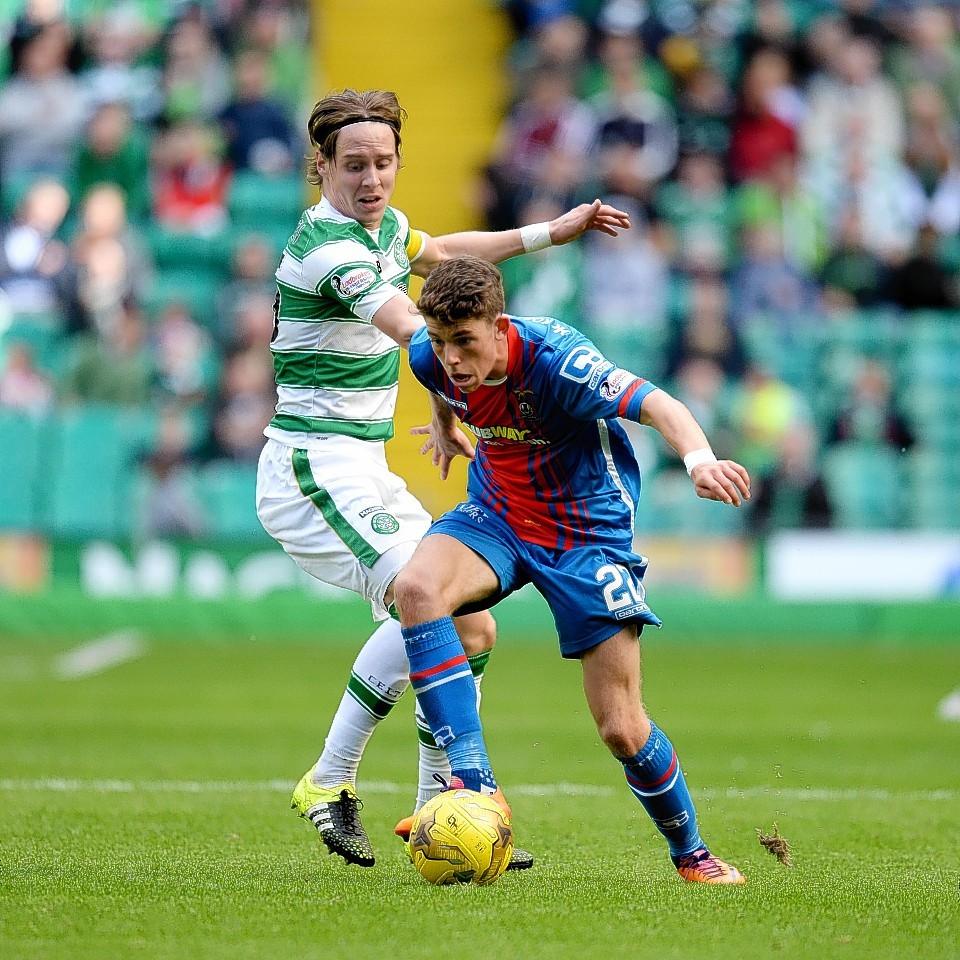 Ryan Christie is on loan to Caley Thistle from Celtic.