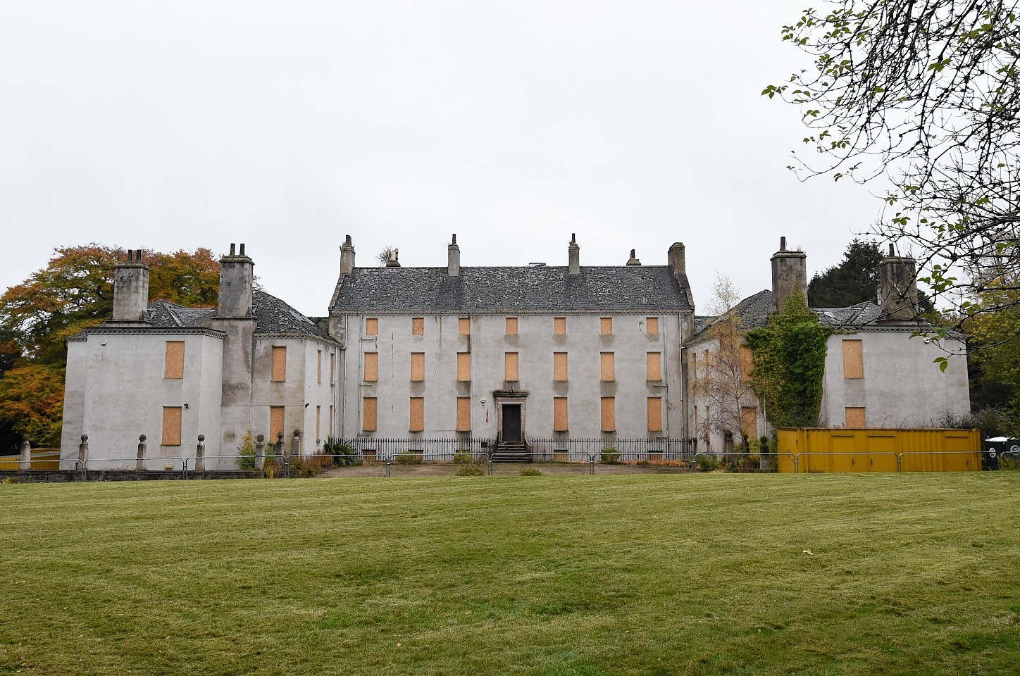 Culter House, boarded up. Picture by Kami Thomson. 