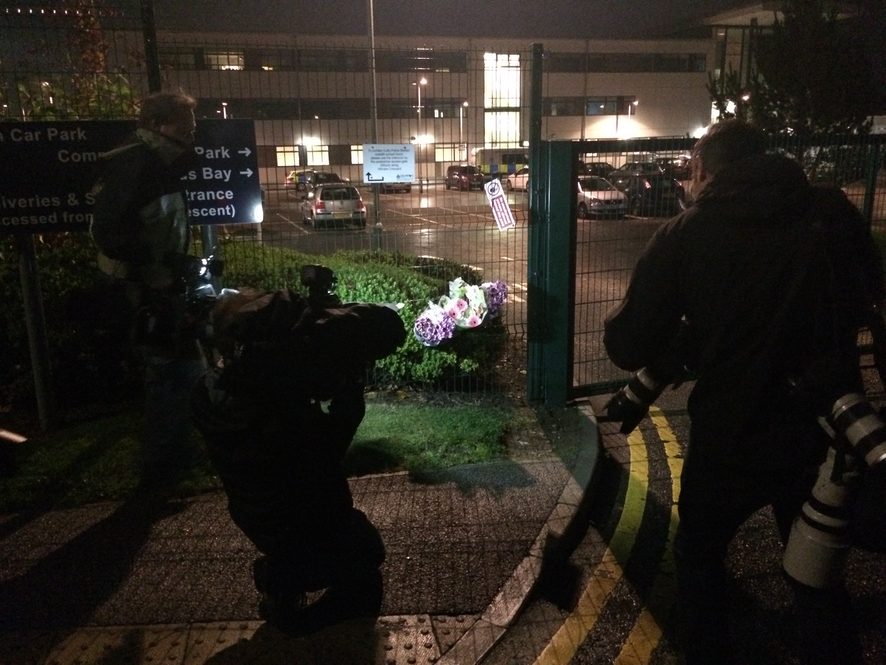 Floral tributes have already been aid outside the school 