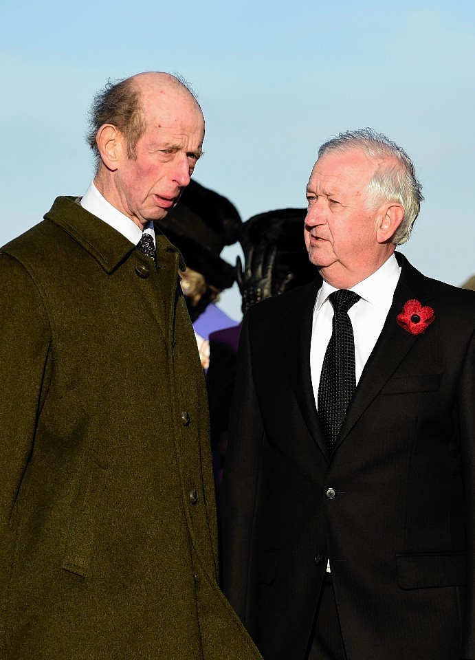 Duke of Kent at Whitehills