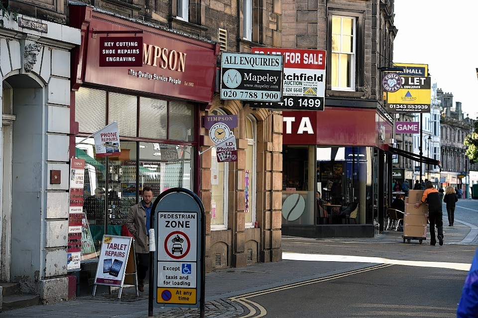 Scotland's retail industry is seeing growth  - in shop vacancies