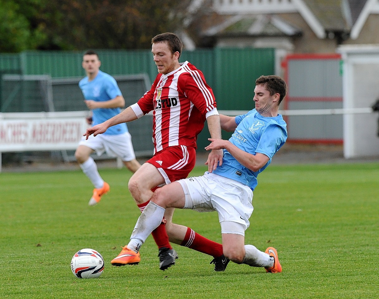 Hamish Munro in action for Formartine