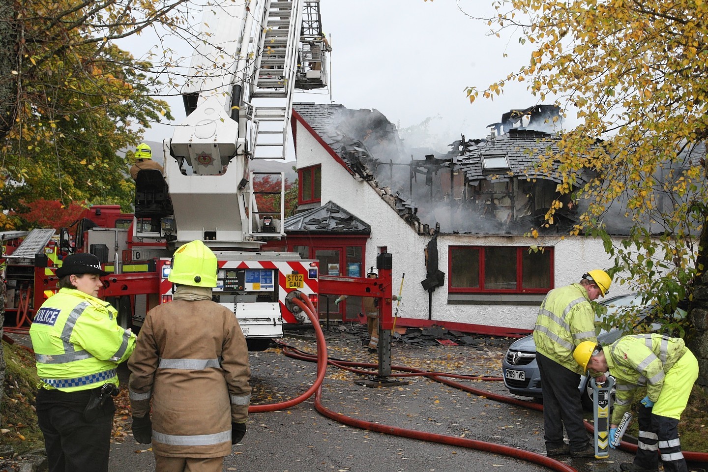 Fire at the Cill Chuimein medical centre in Fort Augustus.