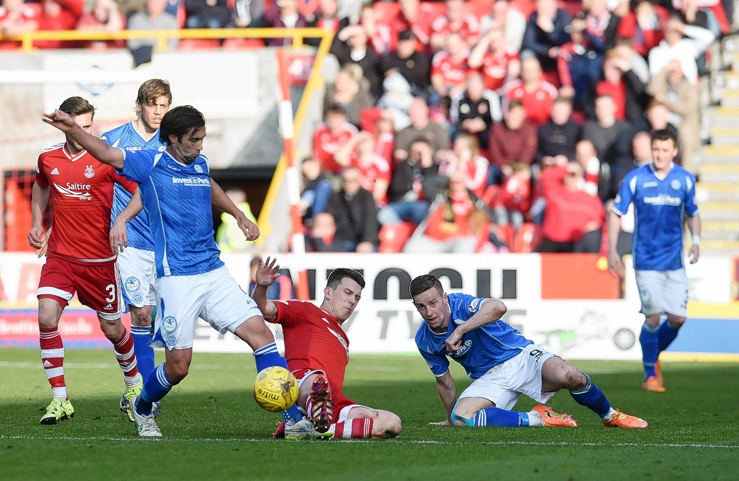 Aberdeen will face St Johnstone on Saturday, April 29.