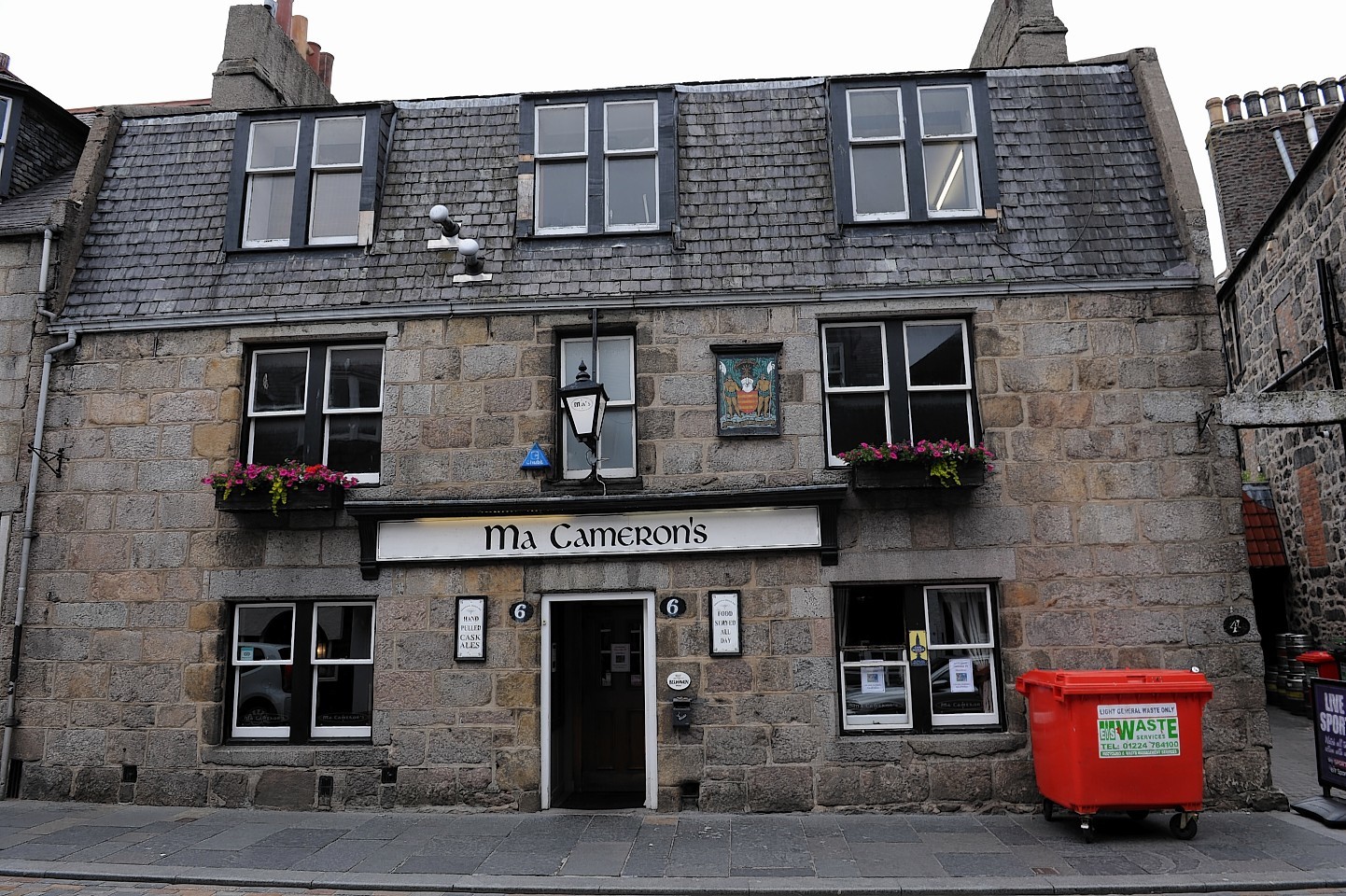 Pictured is a locator of Ma Cameron's Bar, Aberdeen.
Picture by DARRELL BENNS    
Pictured on 02/07/2015