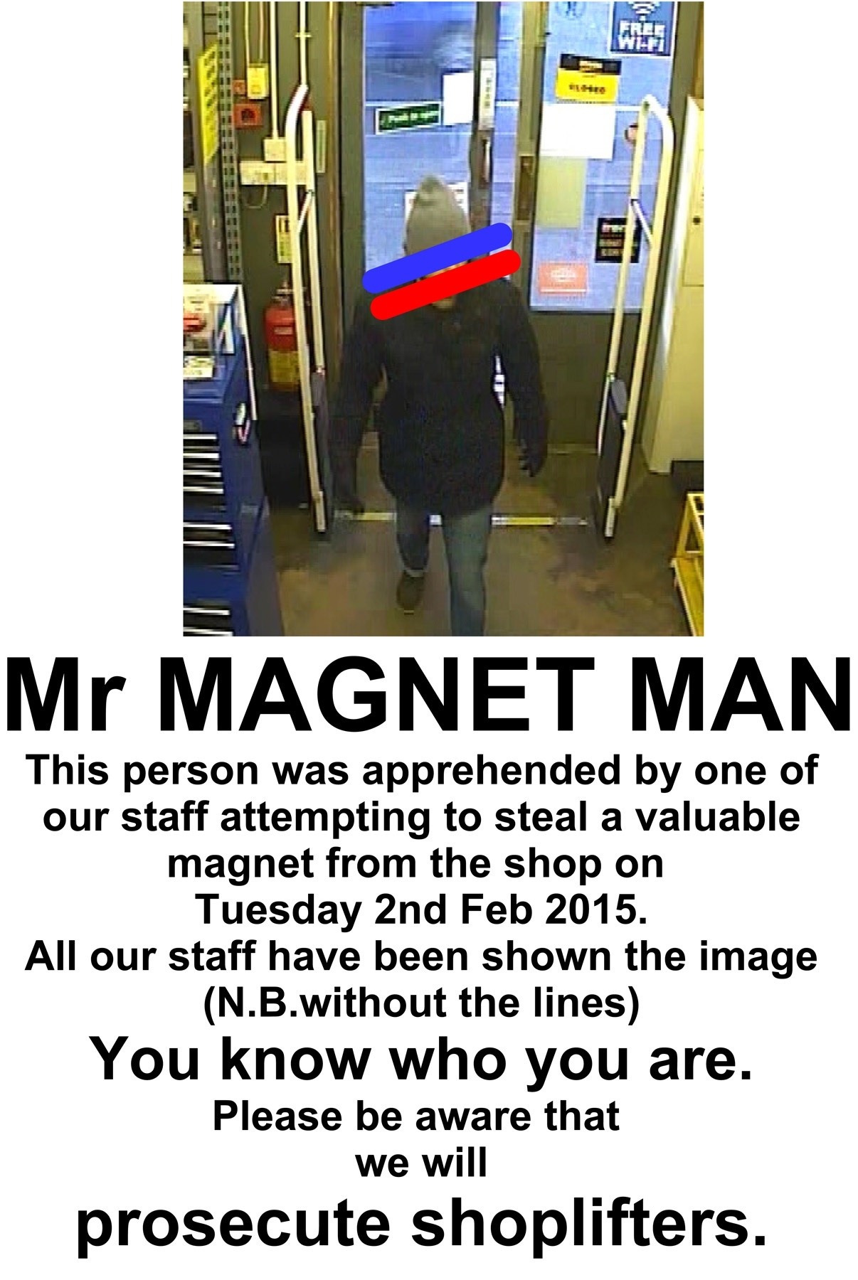 Cambridge shoplifter