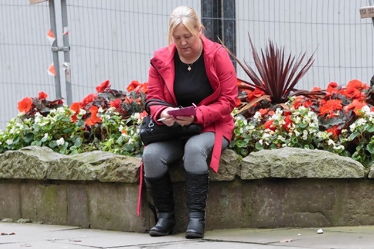 Marie Middleton outside court