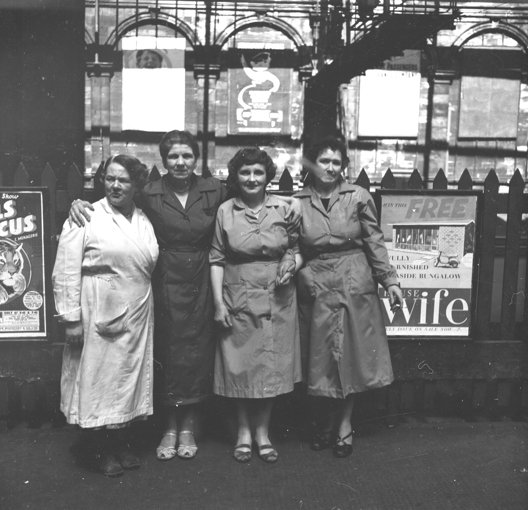 Women workers at Waverley Station from around the 50's and 60's. 