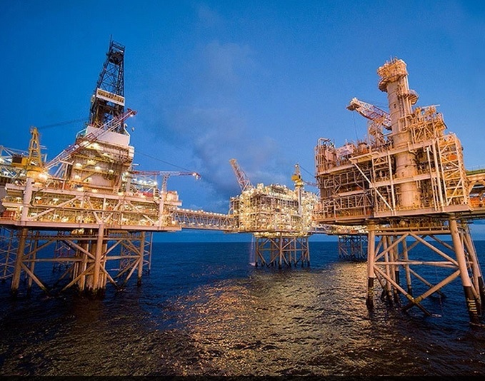 The Buzzard oilfield in the North Sea