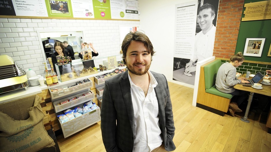 Josh Littlejohn, owner the not-for-profit sandwich shop chain the Social Bite.