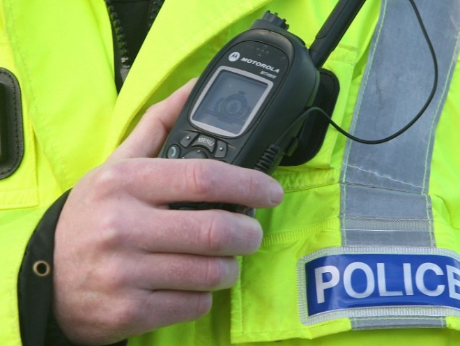 Police are at the scene of a one-car crash on the South Deeside Road