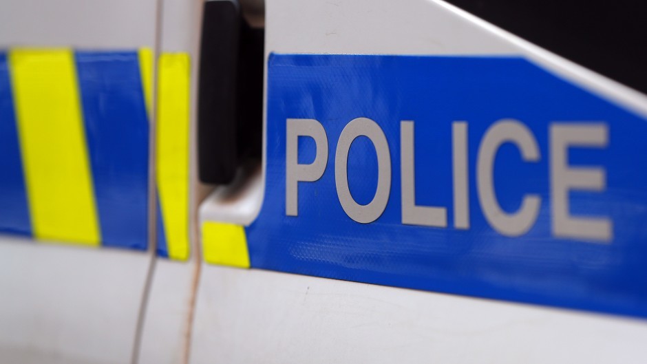 Police are in attendance at the crash in Orkney