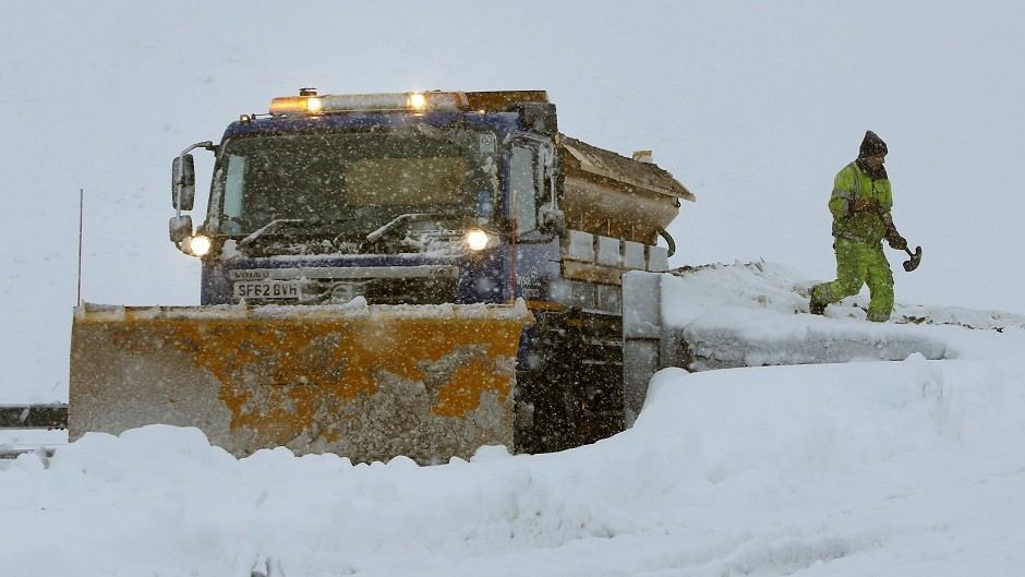 Gritters will be out in force on the roads