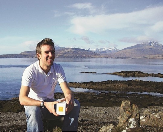 James Robertson, owner of the Isle of Skye Candle Company