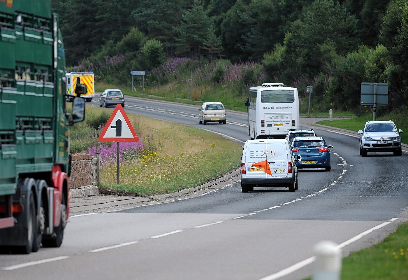 A9 between Tomatin and Moy