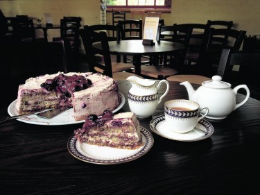 A fantastic selection of home-made cakes is available at The Potting Shed and Tea Room at Inschriach