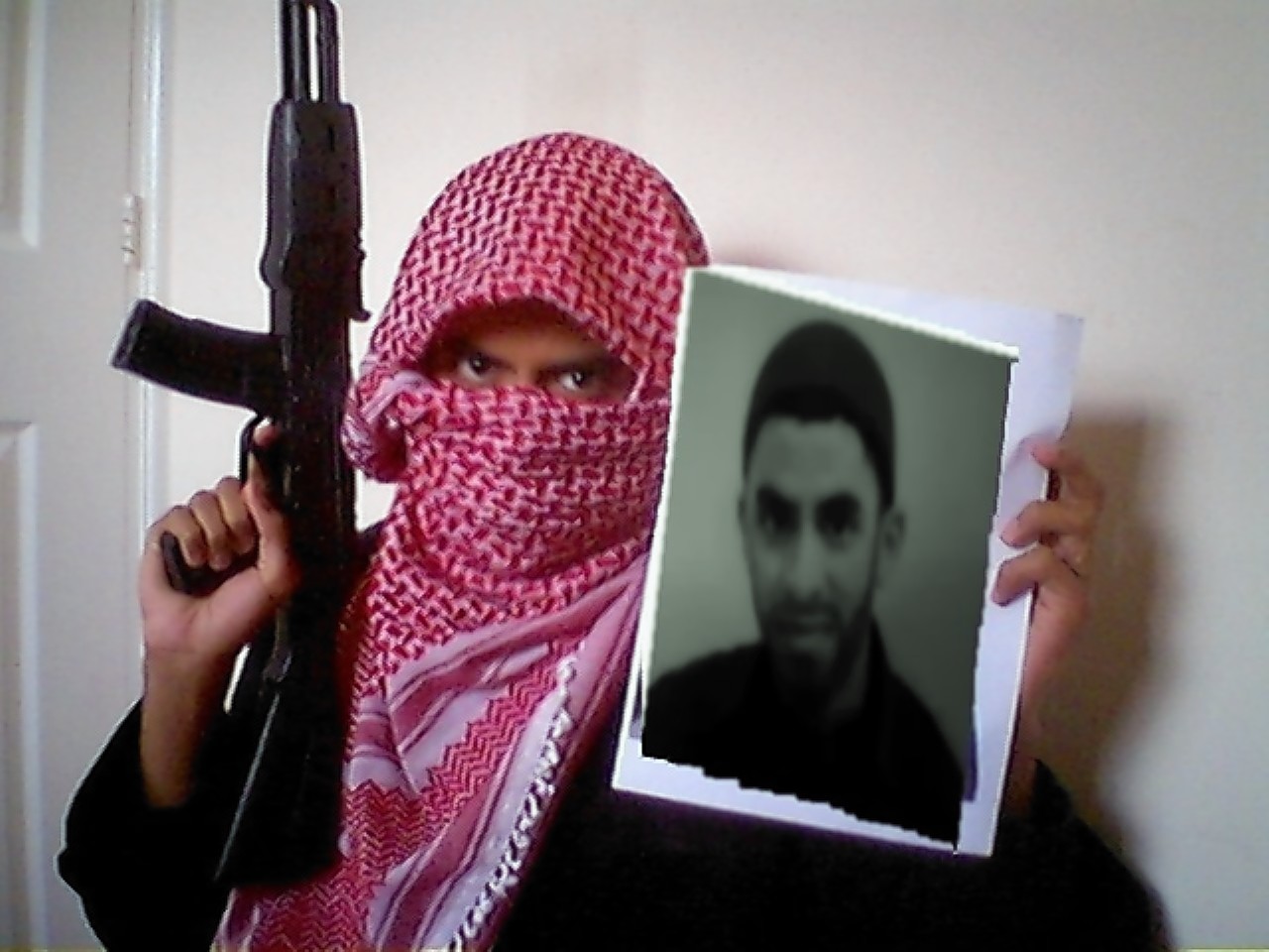 One of the photos taken by Yousif Badri of himself shown as evidence in court