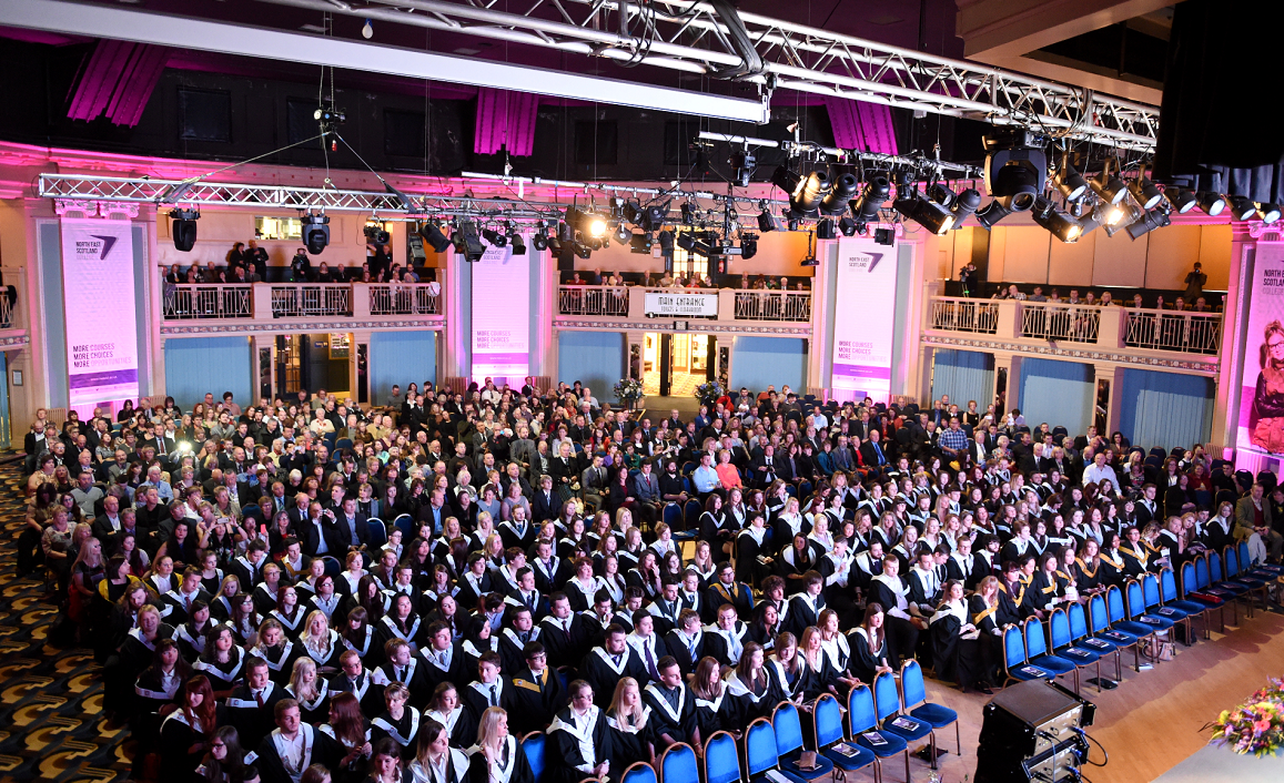 Thousands of students graduated yesterday