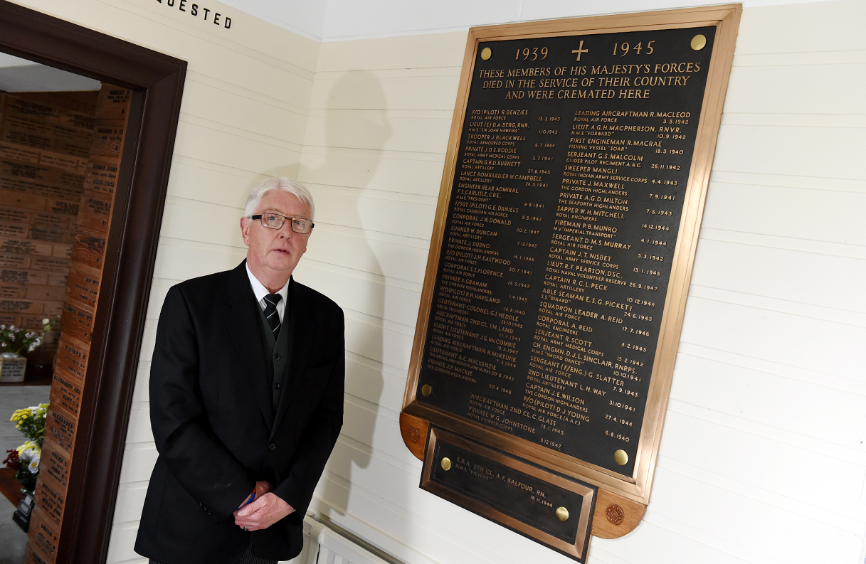 Mr Duncan has asked the public to get in touch if they know any of the names on the memorial plaque