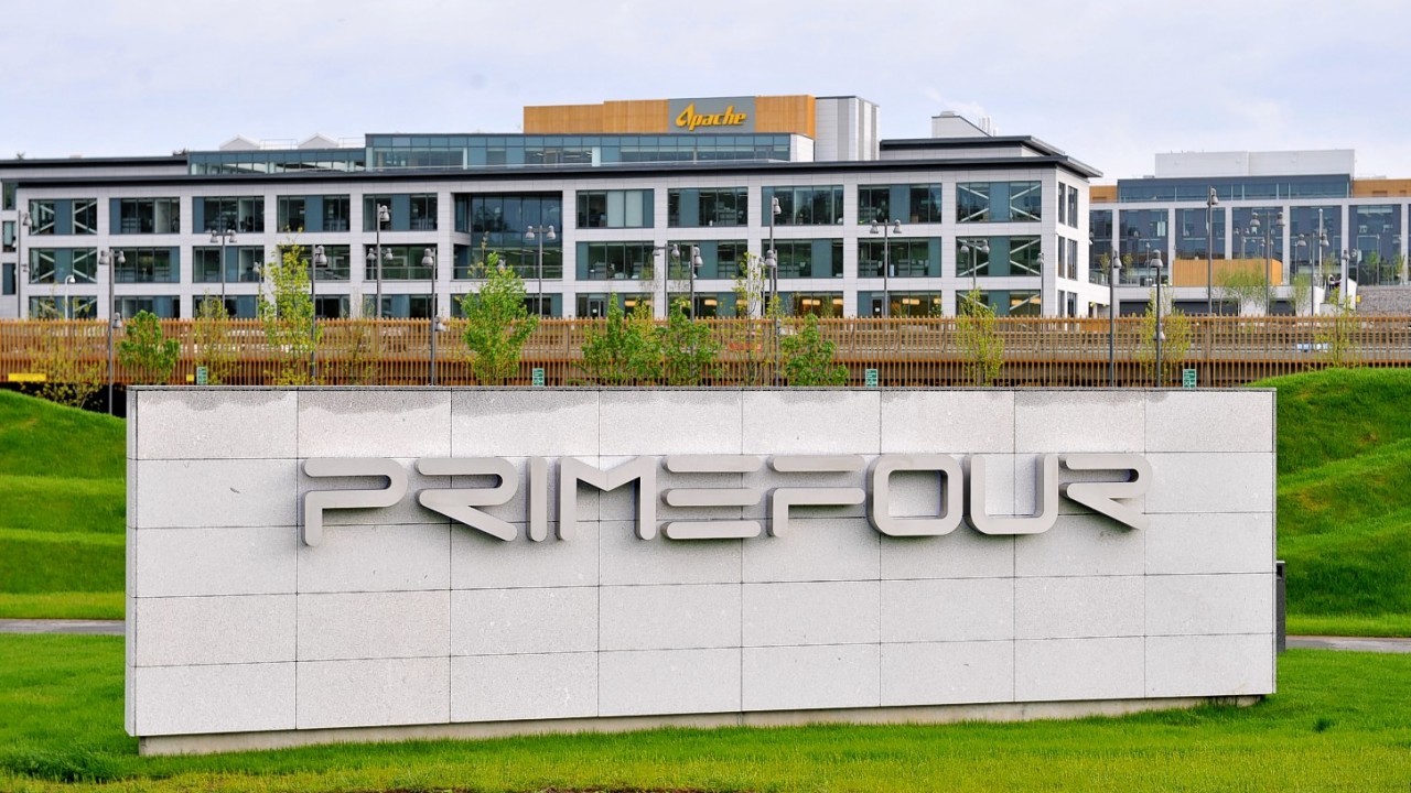 The sign for Prime Four