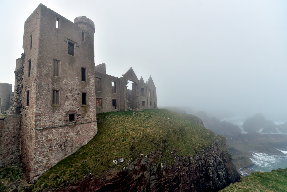 The incident took place at Slains Castle