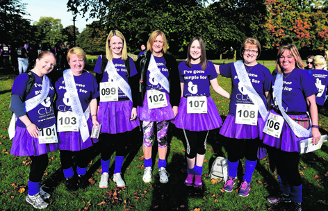 Alison Durham, Maureen Smith, Pamela Paterson, Lynn Abel, Laura Williamson, Margaret Williamson and Morag Munro