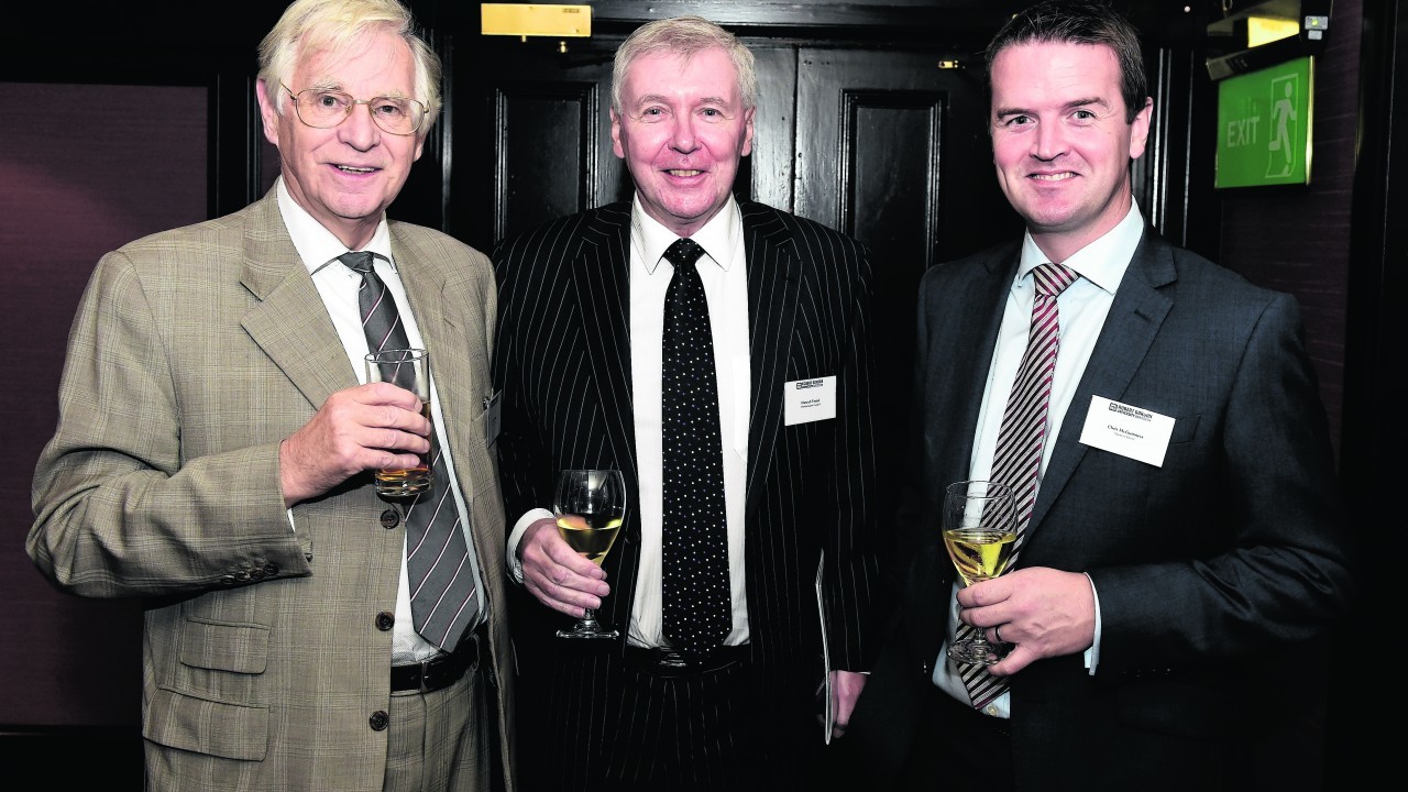 Charles Skene, Aberdeenshire Provost Hamish Vernal and Chris McGuiness