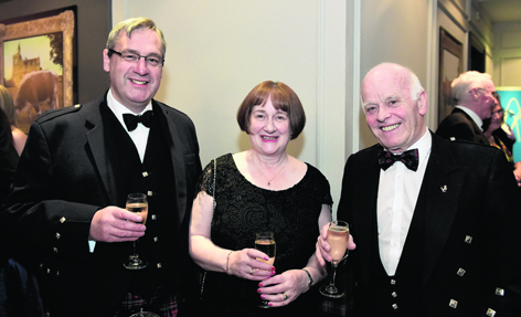 Bill and Barbara Beattie with Jimmy Milne