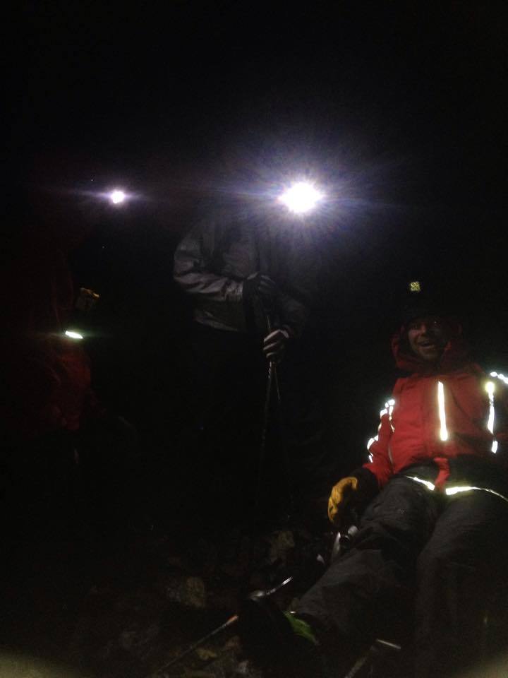 The man was rescued from the slopes of Ben Nevis