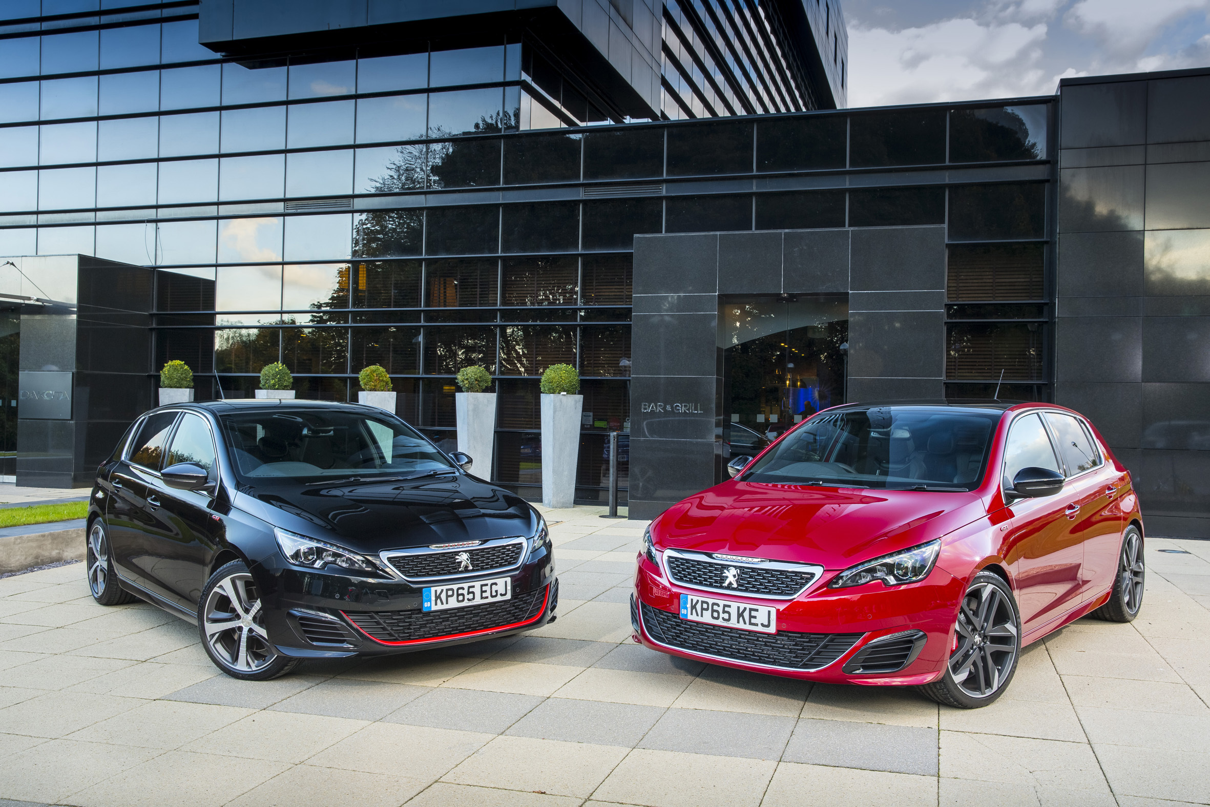 2016 Peugeot 308 GTi 270 (left) and 250